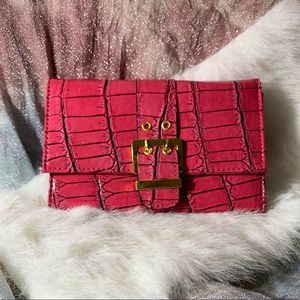 Faux Croc Wallet